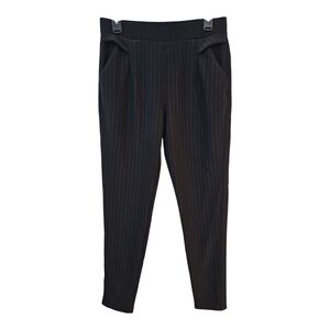 Classic Black Pinstripe Women's Trousers